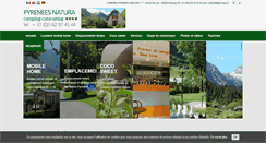 Desktop Screenshot of camping-pyrenees-natura.com