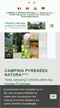 Mobile Screenshot of camping-pyrenees-natura.com